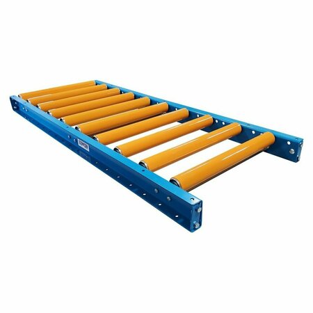 ULTIMATION Roller Conveyor with Covers, 24inW x 5L, 1.9in Dia. Rollers URS19G-24-6-5U